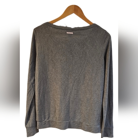 Victoria's Secret - Round Neck Semi Sheer 'Angel' Relaxed Sweater - Picture 2 of 7